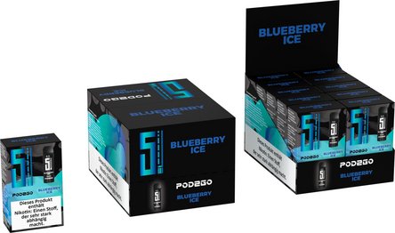 5EL PODTOGO Blueberry Ice 2ml Pod 16mg/ml Nikotin