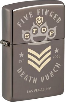 ZIPPO Black Ice gel.Five Finger Death Punch Est2005 60007799
