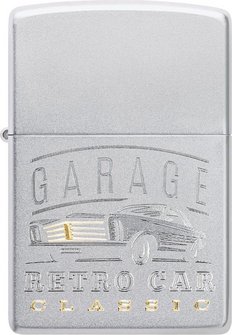 ZIPPO satin finish TT Retro Garage 60007824