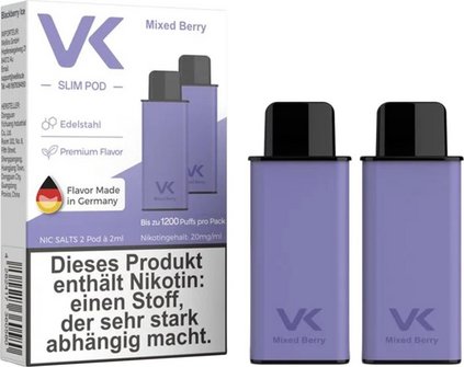 VK Slim Air Pod Mixed Berry 2ml / 20mg Pod 2er