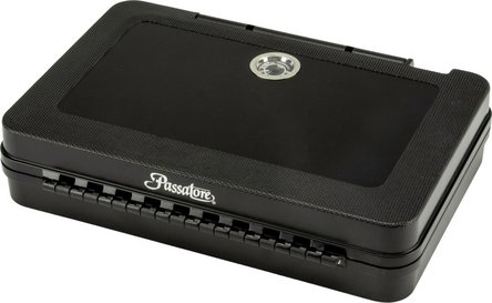 PASSATORE Cigar Case Acryl schwarz  f&uuml;r 5 Zigarren