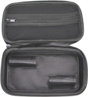 Jean Claude Pfeifentasche Hartbox schwarz 2er