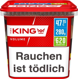 KING Red Volumentabak 280g Box