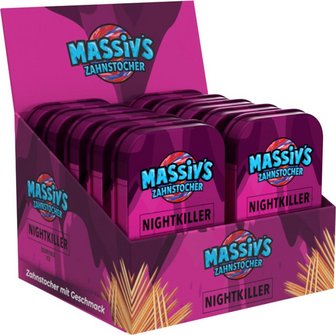 Massiv's Zahnstocher Nightkiller Inhalt 100 St. im Display
