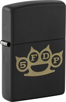 ZIPPO schwarz gelasert Five Finger Death Punch Logo 60007798