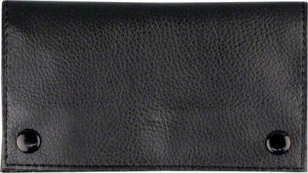 Drehertasche Lederoptik schwarz  16 cm