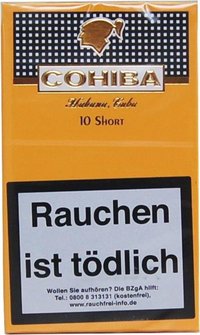 Cohiba Shorts 10 Stk &agrave; &euro; 1,78