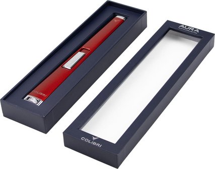 Colibri Flat Flame Anz&uuml;nder Aura rot/chrom   UNBEF&Uuml;LLT