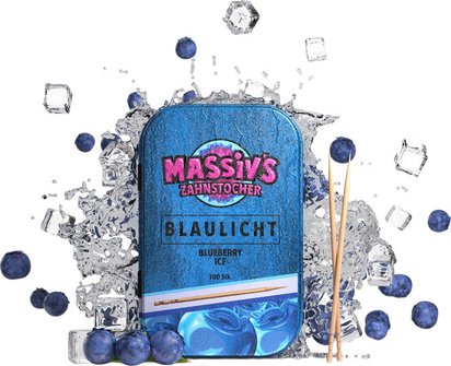 Massiv's Zahnstocher Blaulicht 100 St. im Display