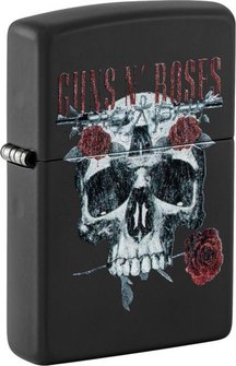 ZIPPO schwarz gelasert Guns N' Roses Skull 60007812