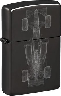 ZIPPO Ebony Photo Image Racecar 60007912