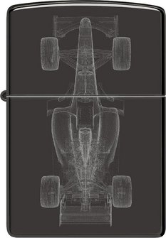 ZIPPO Ebony Photo Image Racecar 60007912