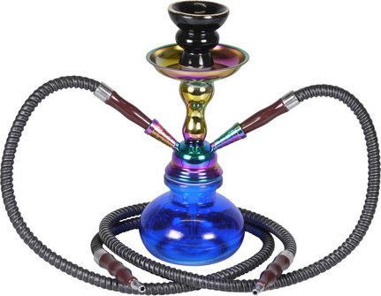 Shisha Sinai/Rainbow blau 2er/25cm