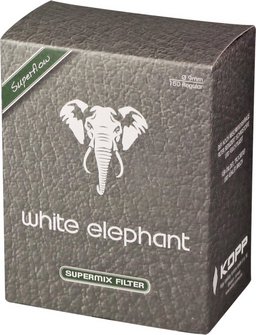 White Elephant "Supermix" 9mm Box Inhalt 150 Filter