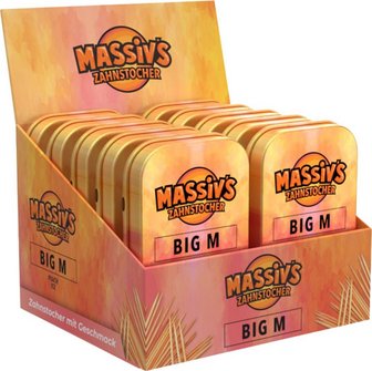 Massiv's Zahnstocher Big M 100 St. im Display