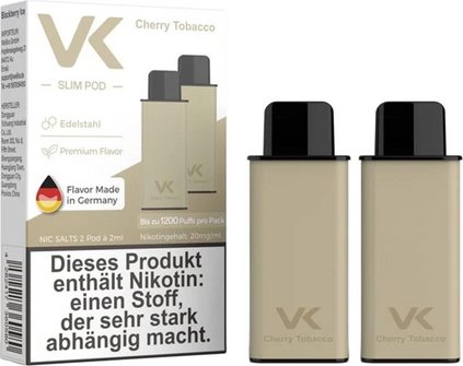 VK Slim Air Pod Cherry Tobacco 2ml / 20mg Pod 2er