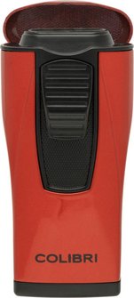 COLIBRI cigar lighter "Monaco II" metallic red