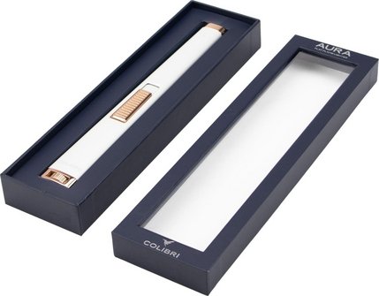 Colibri Flat Flame Anz&uuml;nder Aura weiss/rosegold  UNBEF&Uuml;LLT