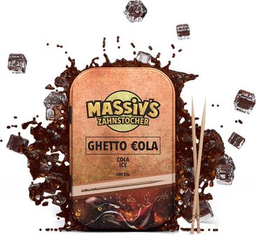 Massiv's Zahnstocher Ghetto Cola 100 St. im Display