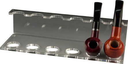 Pfeifenst&auml;nder aus Acryl transparent 6er