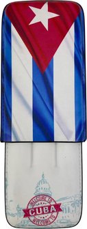 Zigarren Schiebe-Etui Lederoptik Cuba Flagge 3er