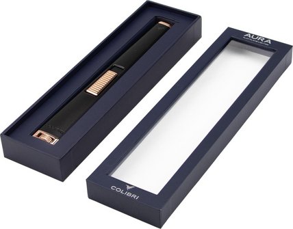 Colibri Flat Flame Anz&uuml;nder Aura schwarz/rosegold  UNBEF&Uuml;LLT