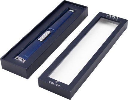 Colibri Flat Flame Anz&uuml;nder Aura blau/chrom   UNBEF&Uuml;LLT