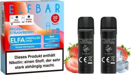 ELFBAR ELFA Pod Frozen Strawberry 20mg/ml Nikotin 2er