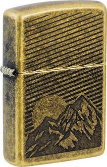 ZIPPO messing antik Mountain 60007936