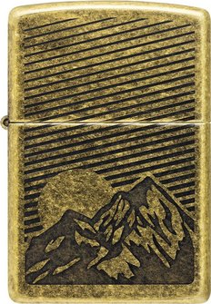 ZIPPO messing antik Mountain 60007936