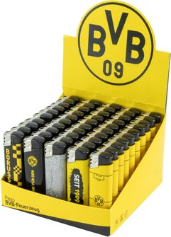 BVB Lizenz Mehrweg-Feuerzeug sortiert  Pz