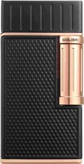 COLIBRI Feuerzeug Julius II schwarz/rosegold UNBEF&Uuml;LLT