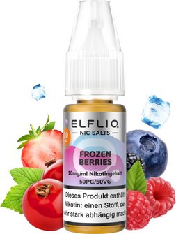 ELFBAR ELFLIQ Frozen Berries 10mg/ml Nic Salt 10ml