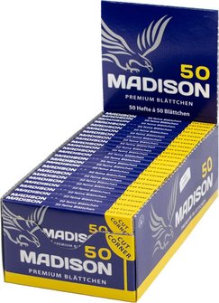 Madison Premium Zigarettenpapier (je 50 Heftchen)