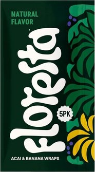 Floresta Wraps Natur Geschmack inhalt 5 Wraps