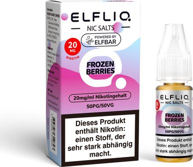 ELFBAR ELFLIQ Frozen Berries 20mg/ml Nic Salt 10ml