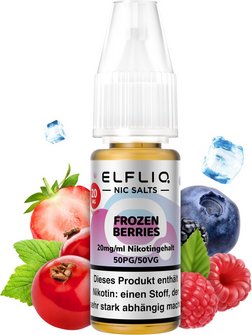 ELFBAR ELFLIQ Frozen Berries 20mg/ml Nic Salt 10ml
