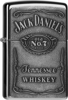 ZIPPO chrom poliert Plakette"Jack Daniels" 60001209
