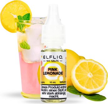 ELFBAR ELFLIQ Pink Lemonade 20mg/ml Nic Salt 10ml