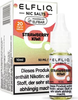 ELFBAR ELFLIQ Strawberry Kiwi 20mg/ml Nic Salt 10ml