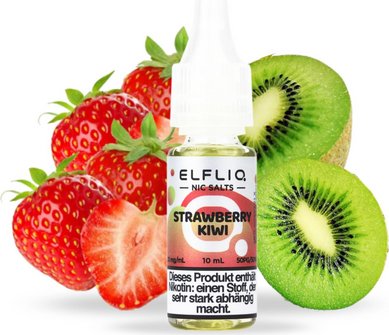 ELFBAR ELFLIQ Strawberry Kiwi 20mg/ml Nic Salt 10ml