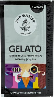 Budmaster Blunts mit Terpenen Gelato Inh. 5 Blunts