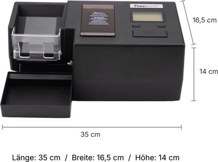 Powermatic-V+ elektr.Zig.-Stopfger&auml;t, integriertem Grinder