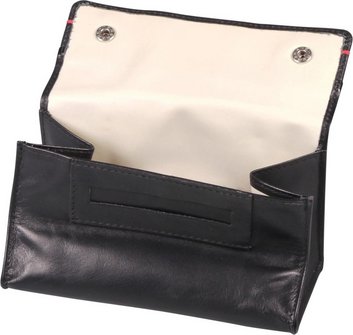 ZIPPO Drehertasche/Stellerbeutel Nappaleder schwarz 2006060