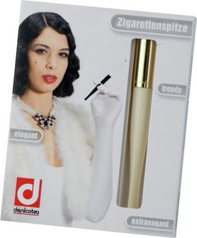 DENICOTEA Zigarettenspitze Automatic Lady elfenbein L
