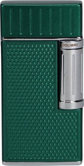 COLIBRI Feuerzeug Julius II gr&uuml;n/chrom UNBEF&Uuml;LLT