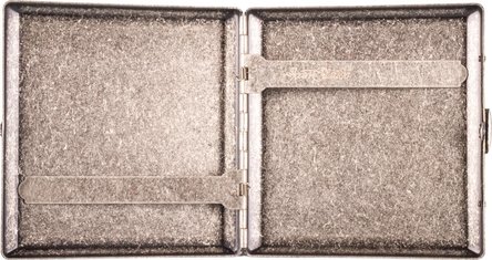 Zigarettenetui Jean Claude Messing silber antik  20er