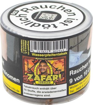 WP-Tabak 187 Tobacco Zafari 25gr-Dose T&T