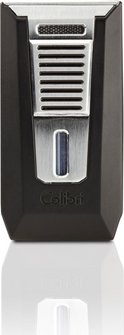 COLIBRI cigar lighter "Slide II" black matte/chrome