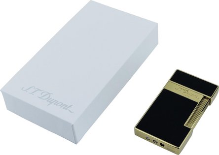DUPONT Slimmy schwarz Lack/gold 028222 Jet